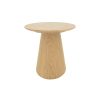 Τραπέζι σαλονιού Donda pakoworld mdf σε sonoma απόχρωση Φ60x40εκ 029-000362