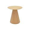 Βοηθητικό τραπέζι Donda pakoworld mdf sonoma Φ45x50εκ 029-000364
