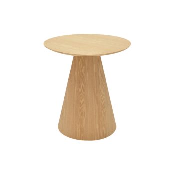 Βοηθητικό τραπέζι Donda pakoworld mdf sonoma Φ45x50εκ 029-000364