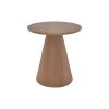 Βοηθητικό τραπέζι Donda pakoworld mdf καρυδί Φ45x50εκ 029-000366