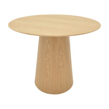 Tραπέζι Donda pakoworld mdf sonoma Φ100x76εκ 029-000367