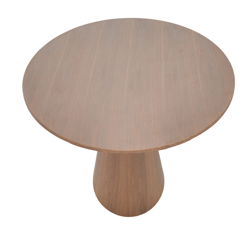 Tραπέζι Donda mdf καρυδί Φ100x76εκ - Image 2