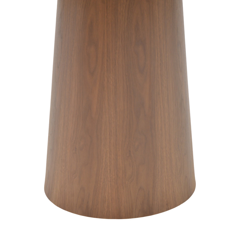 Tραπέζι Donda mdf καρυδί Φ100x76εκ - Image 3