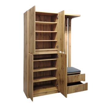 Alternative view of Έπιπλο εισόδου Zomie  σε oak απόχρωση 131x41.5x180.4εκ