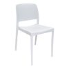 Καρέκλα Fenxy pakoworld pp σε λευκή απόχρωση 38x42x77εκ 127-000189