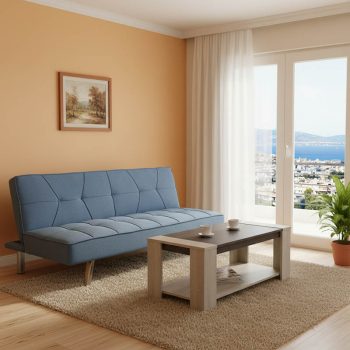 Φοιτητικό πακέτο επίπλων σαλονιού Atmos pakoworld σετ 2τεμ 200-001383