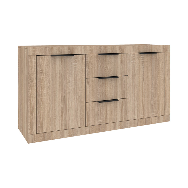 Μπουφές Doha pakoworld σε sonoma απόχρωση 150x45x80.5εκ 361-000100