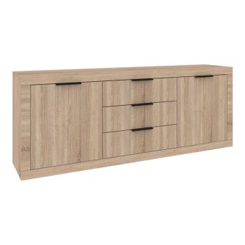 Μπουφές Doha pakoworld σε sonoma απόχρωση 210x45x80.5εκ 361-000104