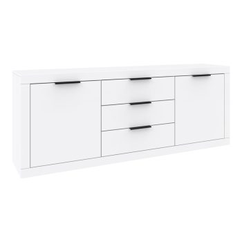 Μπουφές Doha pakoworld σε λευκή απόχρωση 210x45x80.5εκ 361-000107