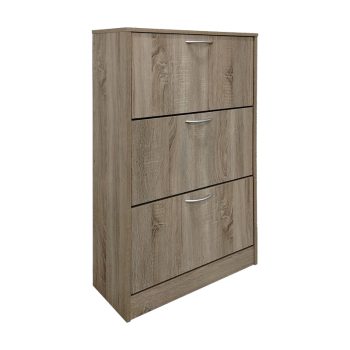 Παπουτσοθήκη Savaz pakoworld σε sonoma απόχρωση 60x24x114εκ 383-000022