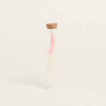 Beauty Home ΓΥΑΛΙΝΟΣ ΣΩΛΗΝΑΣ ΜΕ ΚΛΑΔΙΑ 3 x 18 cm