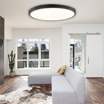 Alternative view of InLight Πλαφονιέρα οροφής LED 20W 3CCT (by switch on base) από λευκό μέταλλο και ακρυλικό D:30cm (42035-D-White)