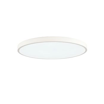 InLight Πλαφονιέρα οροφής LED 20W 3CCT (by switch on base) από λευκό μέταλλο και ακρυλικό D:30cm (42035-D-White)