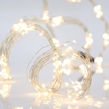 ΧΤΑΠΟΔΙ, ΑΣΗΜΙ ΧΑΛΚΟΣ, ΘΕΡΜΟ ΛΕΥΚΟ, 400 MINI LED, ΣΤΑΘΕΡΟ, IP44 600-08431