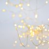 600-07481 ΣΕΙΡΑ, ΧΑΛΚΟΣ ΑΣΗΜΙ, ΘΕΡΜΟ ΛΕΥΚΟ, 300 MINI LED, 3000cm, ΣΤΑΘΕΡΟ, ΙΡ44