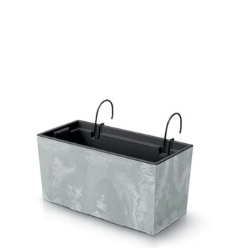 URBI CASE BETTON EFFECT W CONCRETE ΠΛΑΣΤΙΚΟ ΚΑΣΠΩ 39,5X18,5X19,5ΕΚ
