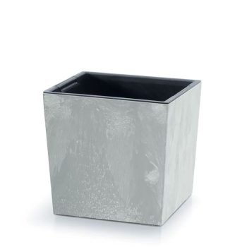 URBI SQUARE LOW BETON EFFECT CONCRETE ΠΛΑΣΤΙΚΟ ΚΑΣΠΩ 30X30X29,5ΕΚ