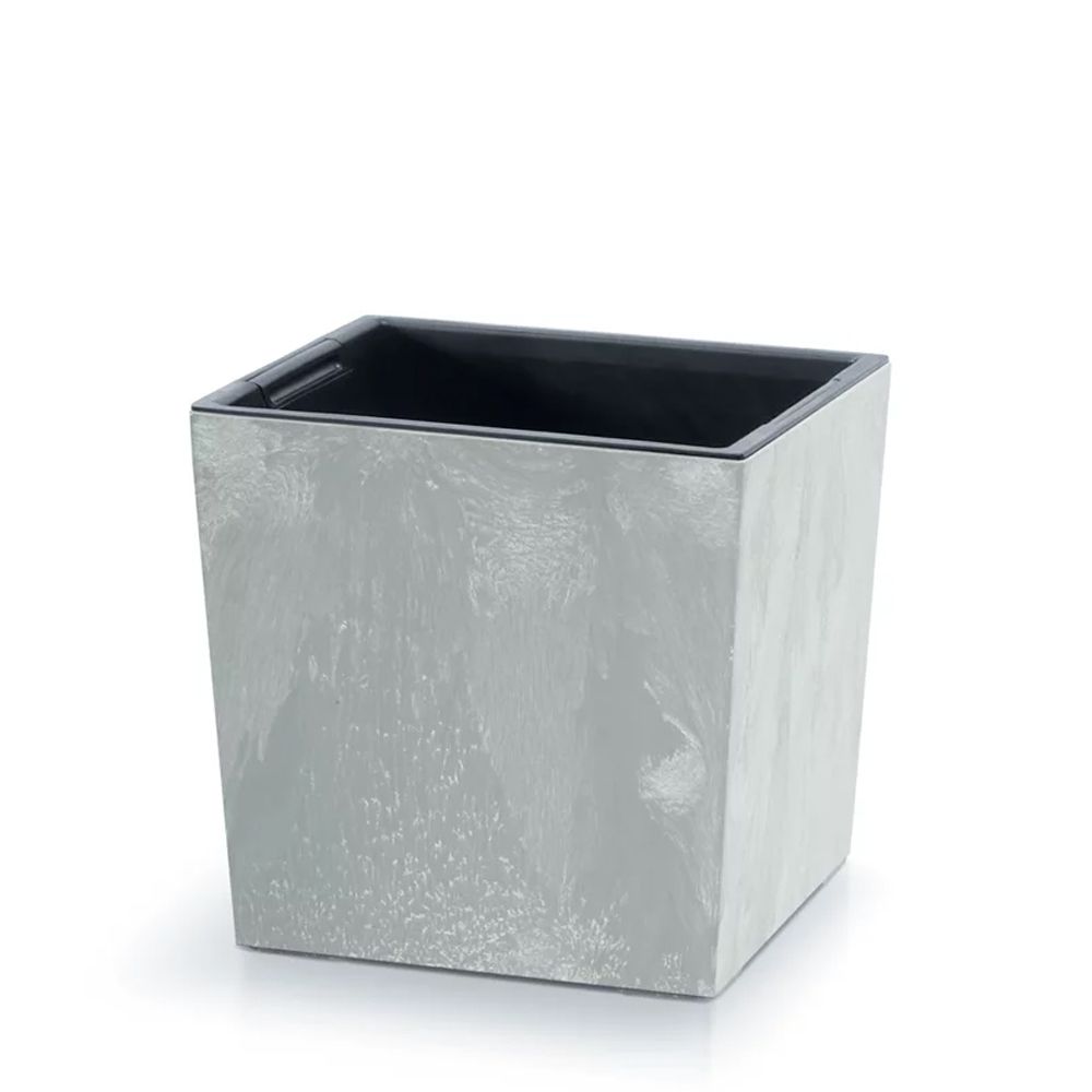 URBI SQUARE LOW BETON EFFECT CONCRETE ΠΛΑΣΤΙΚΟ ΚΑΣΠΩ 30X30X29,5ΕΚ