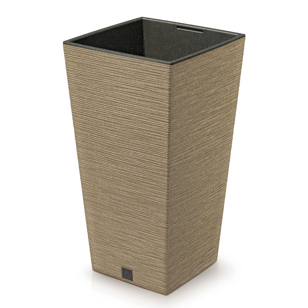 FURU SQUARE ECO WOOD ΦΥΣΙΚΟ ΧΡΩΜΑ ΠΛΑΣΤΙΚΟ ΚΑΣΠΩ 34,5Χ34,5Χ65ΕΚ