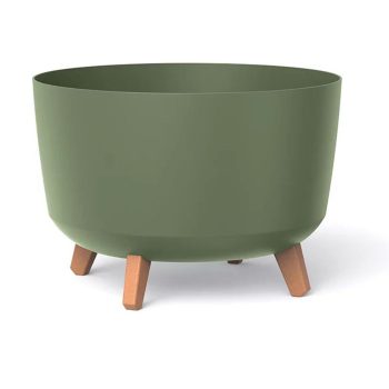 GRACIA EARTHY GREEN ΠΛΑΣΤΙΚΟ ΚΑΣΠΩ 34Χ34Χ24ΕΚ