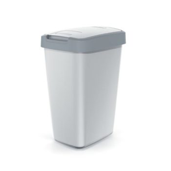 COMPACTA Q ΓΚΡΙ ΠΛΑΣΤΙΚΟΣ ΚΑΔΟΣ 12LT