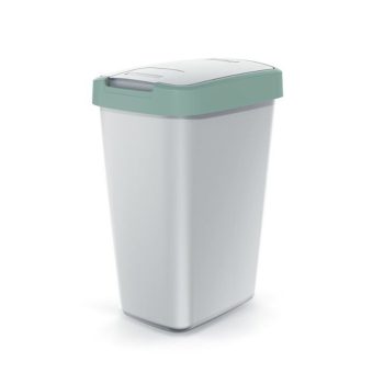 COMPACTA Q ΑΝΟΙΧΤΟ ΠΡΑΣΙΝΟ ΓΚΡΙ ΠΛΑΣΤΙΚΟΣ ΚΑΔΟΣ 12LT