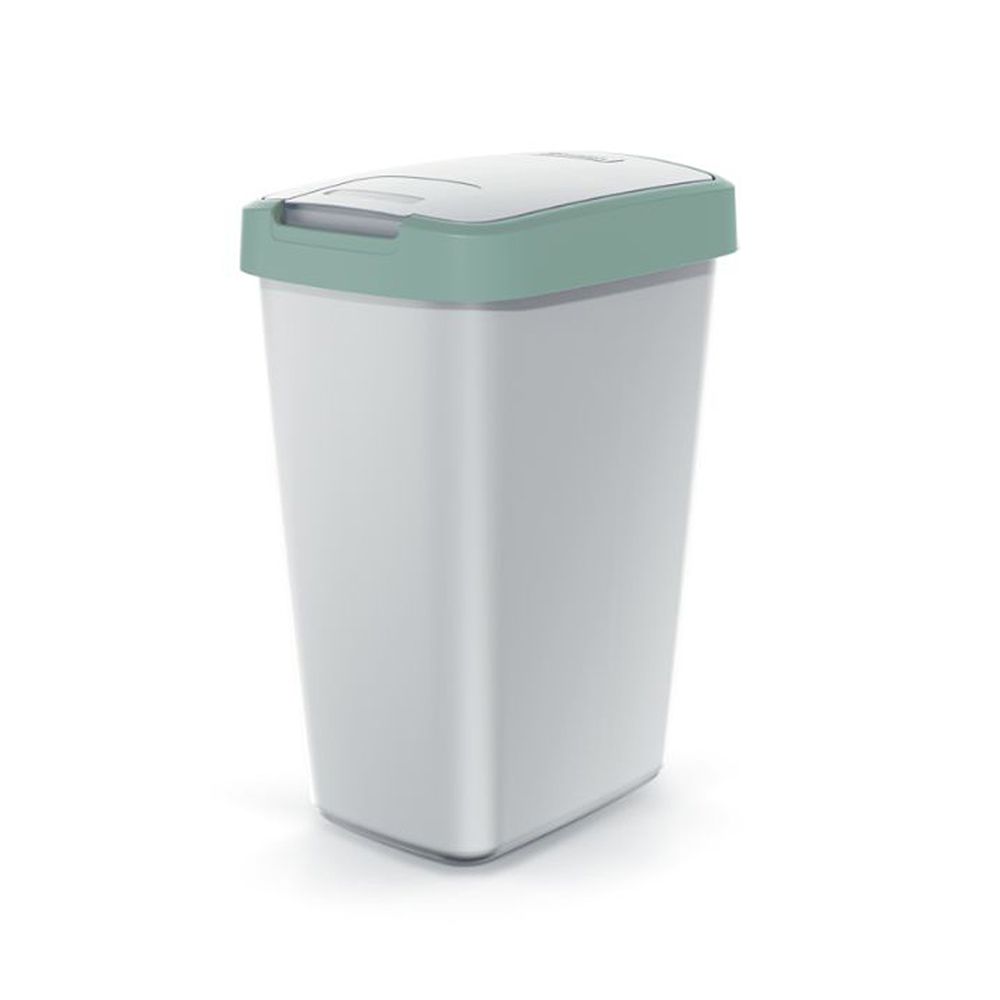 COMPACTA Q ΑΝΟΙΧΤΟ ΠΡΑΣΙΝΟ ΓΚΡΙ ΠΛΑΣΤΙΚΟΣ ΚΑΔΟΣ 12LT