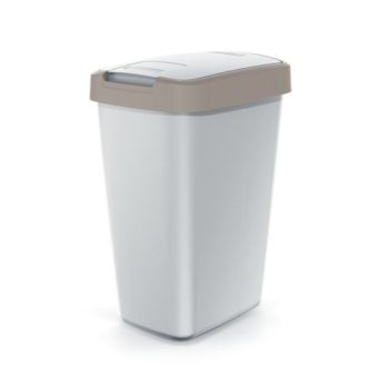 COMPACTA Q ΑΝΟΙΧΤΟ ΚΑΦΕ ΜΑΥΡΟ ΠΛΑΣΤΙΚΟΣ ΚΑΔΟΣ 12LT