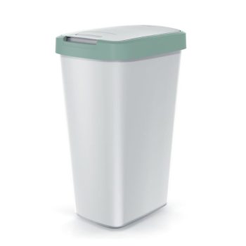 COMPACTA Q ΑΝΟΙΧΤΟ ΠΡΑΣΙΝΟ ΓΚΡΙ ΠΛΑΣΤΙΚΟΣ ΚΑΔΟΣ 45LT