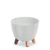 LAMIA ECO WOOD ΛΕΥΚΟ ΠΛΑΣΤΙΚΟ ΚΑΣΠΩ 23Χ23Χ20ΕΚ