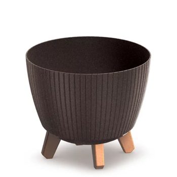 LAMIA ECO WOOD ΚΑΦΕ ΧΡΩΜΑ ΠΛΑΣΤΙΚΟ ΚΑΣΠΩ 29Χ29Χ24ΕΚ