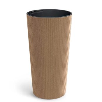 LAMIA SLIM ECO WOOD ΦΥΣΙΚΟ ΧΡΩΜΑ ΠΛΑΣΤΙΚΟ ΚΑΣΠΩ Φ30Χ57,5ΕΚ