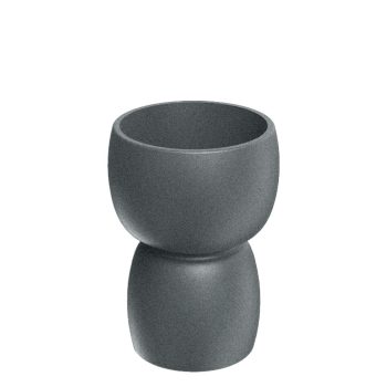 DUALA ROUND TINY GRANITE ΠΛΑΣΤΙΚΟ ΚΑΣΠΩ 30X30X40EK