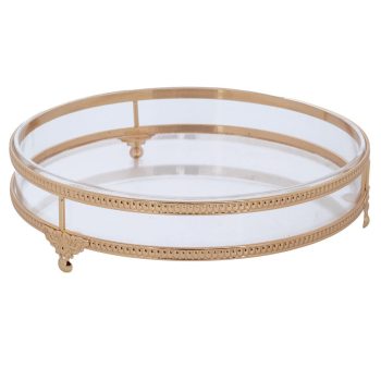 ΧΡΥΣΟΣ ΣΤΡΟΓΓΥΛΟΣ ΔΙΣΚΟΣ 26Χ26Χ6ΕΚ ΜΕ PLEXIGLASS