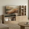Σύνθετο σαλονιού Seruno pakoworld sonoma 170x25x100εκ 230-000124