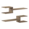 Ραφιέρα τοίχου Galler pakoworld sonoma 79x19.5x18εκ 230-000166