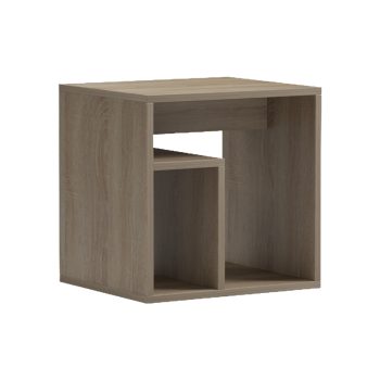 Κομοδίνο Doublo pakoworld sonoma 40x35x40εκ 230-000181