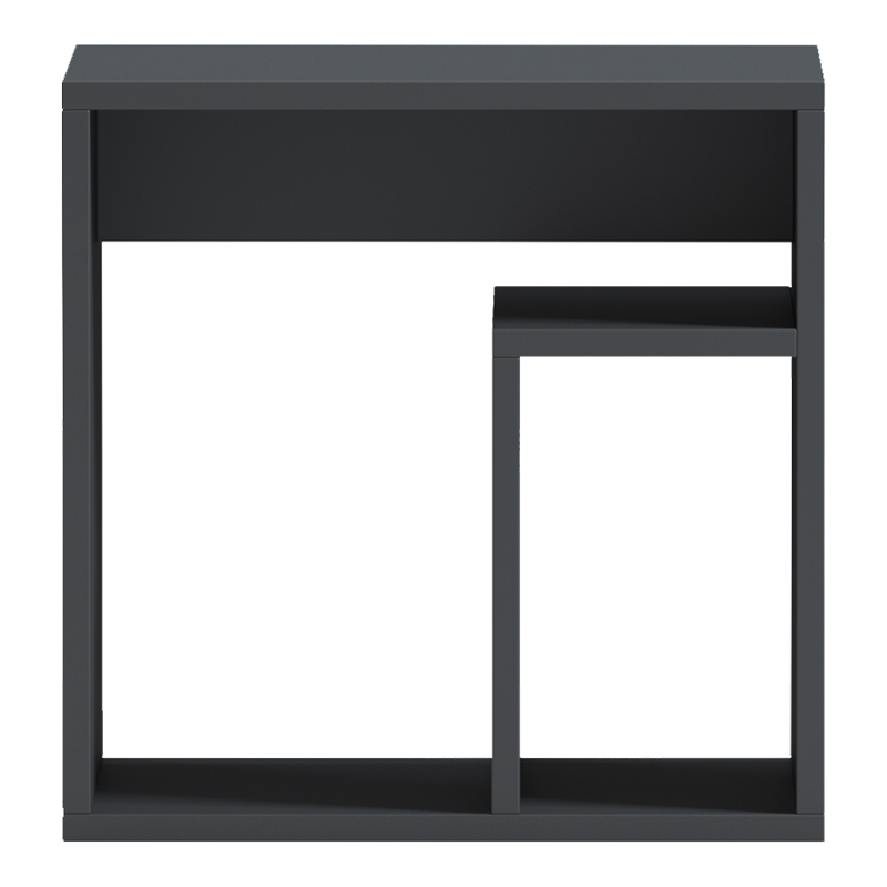Βοηθητικό τραπέζι Doublo ανθρακί 40x35x40εκ - Image 2