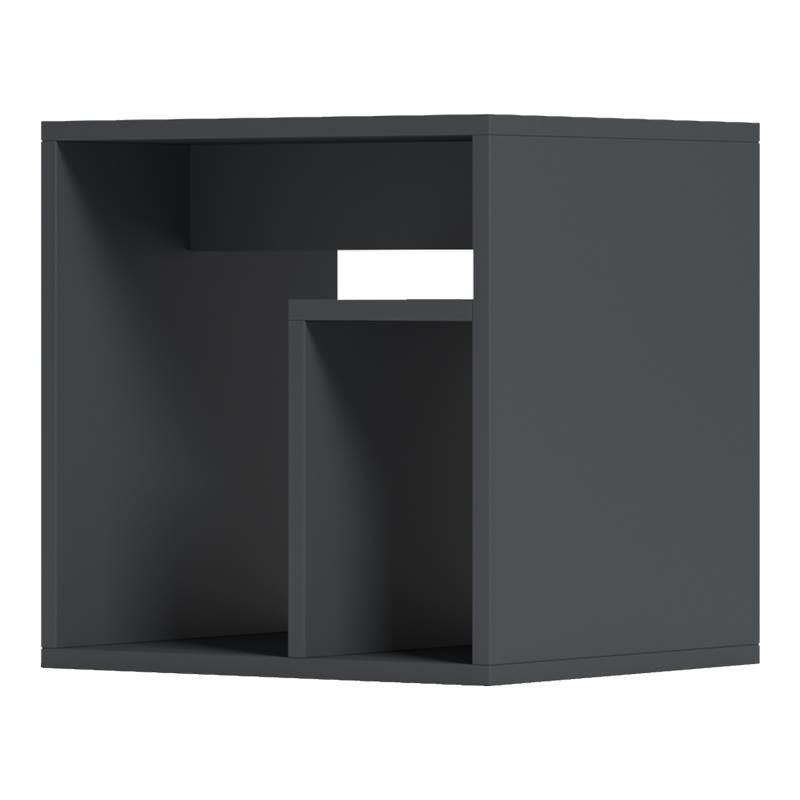 Βοηθητικό τραπέζι Doublo ανθρακί 40x35x40εκ - Image 3
