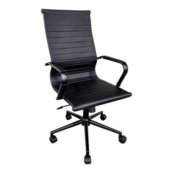 Καρέκλα γραφείου διευθυντή Valter pakoworld pu μαύρο 55.5x58x108εκ 277-000014