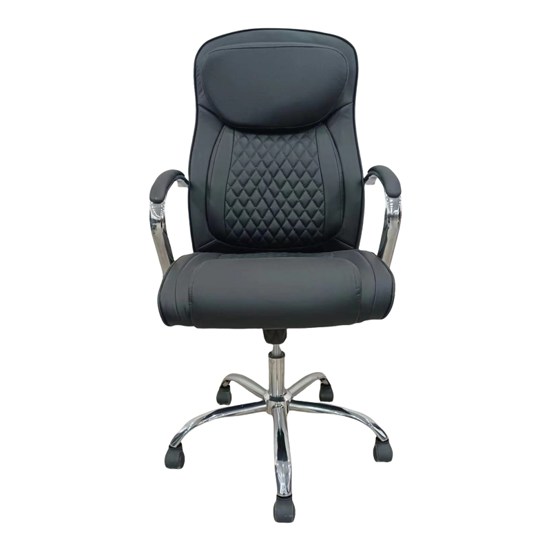 Καρέκλα γραφείου διευθυντή Quilted pu μαύρο 62x70x116εκ - Image 3