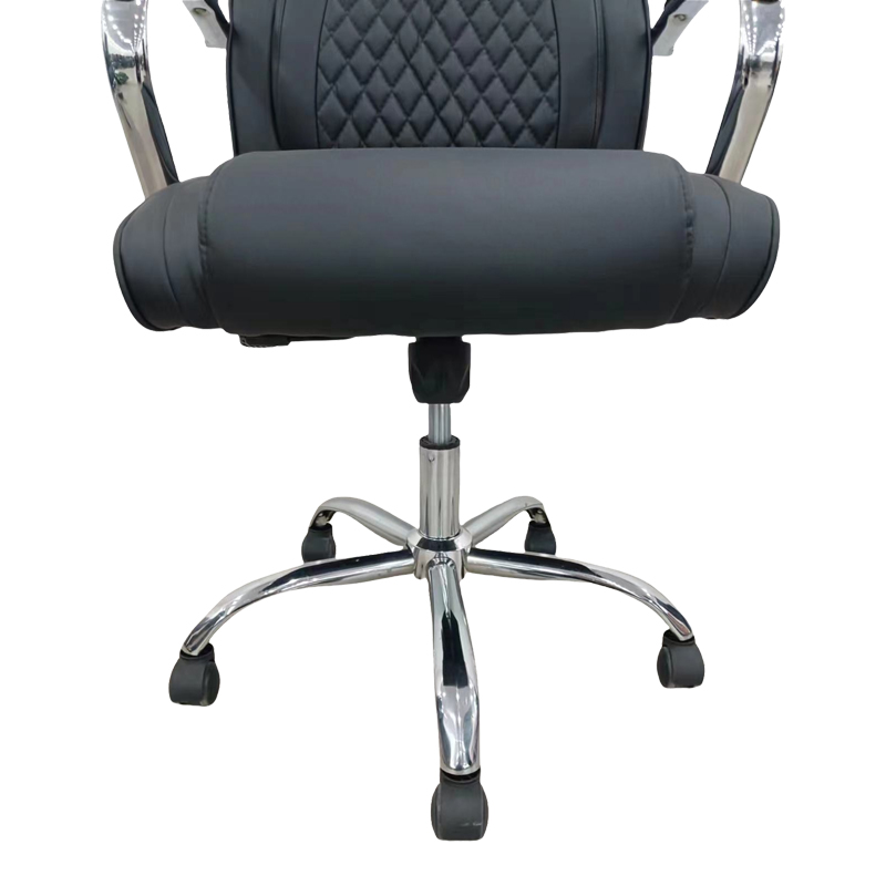 Καρέκλα γραφείου διευθυντή Quilted pu μαύρο 62x70x116εκ - Image 4