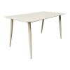 Τραπέζι Vista pakoworld αλουμίνιο σε μπεζ απόχρωση 150x80x72εκ 404-000043