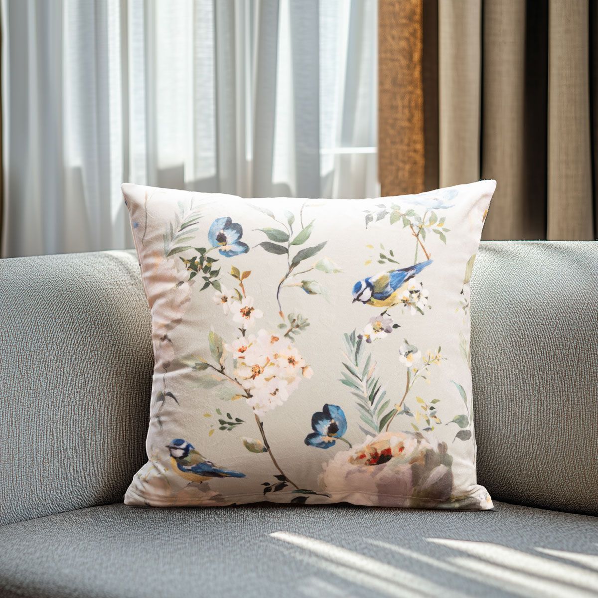 ΜΑΞΙΛΑΡΟΘΗΚΗ ΒΕΛΟΥΔΟ PEONY AND BIRD - Image 3
