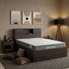 Κρεβάτι με στρώμα Olympus-Dreamer pakoworld wenge 120x200εκ 200-001506