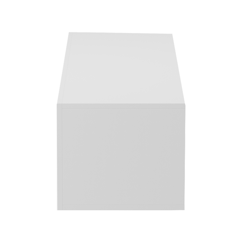 Έπιπλο τηλεόρασης επιτοίχιο με Led Rival λευκό 120x35x30εκ - Image 5