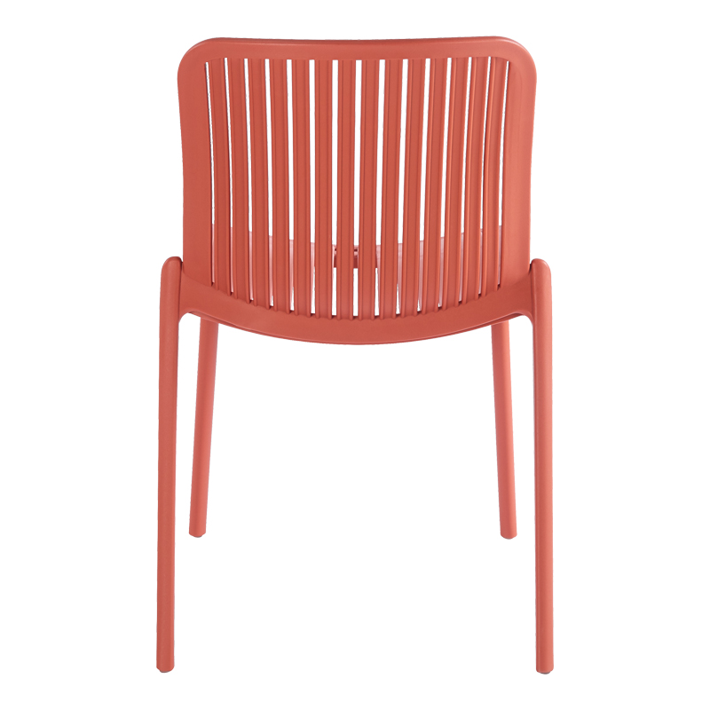 Καρέκλα Teragi στοιβαζόμενη pp με UV protection terracotta 58x43.5x82εκ - Image 5