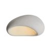 Φωτιστικό οροφής led Zulcere pakoworld E27 λευκό ps 50x28εκ 342-000141