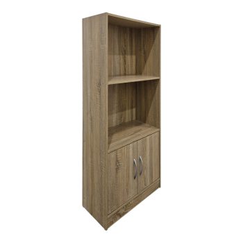 Βιβλιοθήκη Tekaro pakoworld sonoma 60x30x120εκ 383-000155