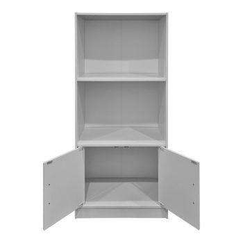 Alternative view of Βιβλιοθήκη Tekaro  λευκή 60x30x120εκ